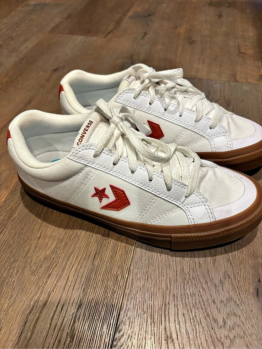 Converse One Star Women's Sneakers US 8 White Orange